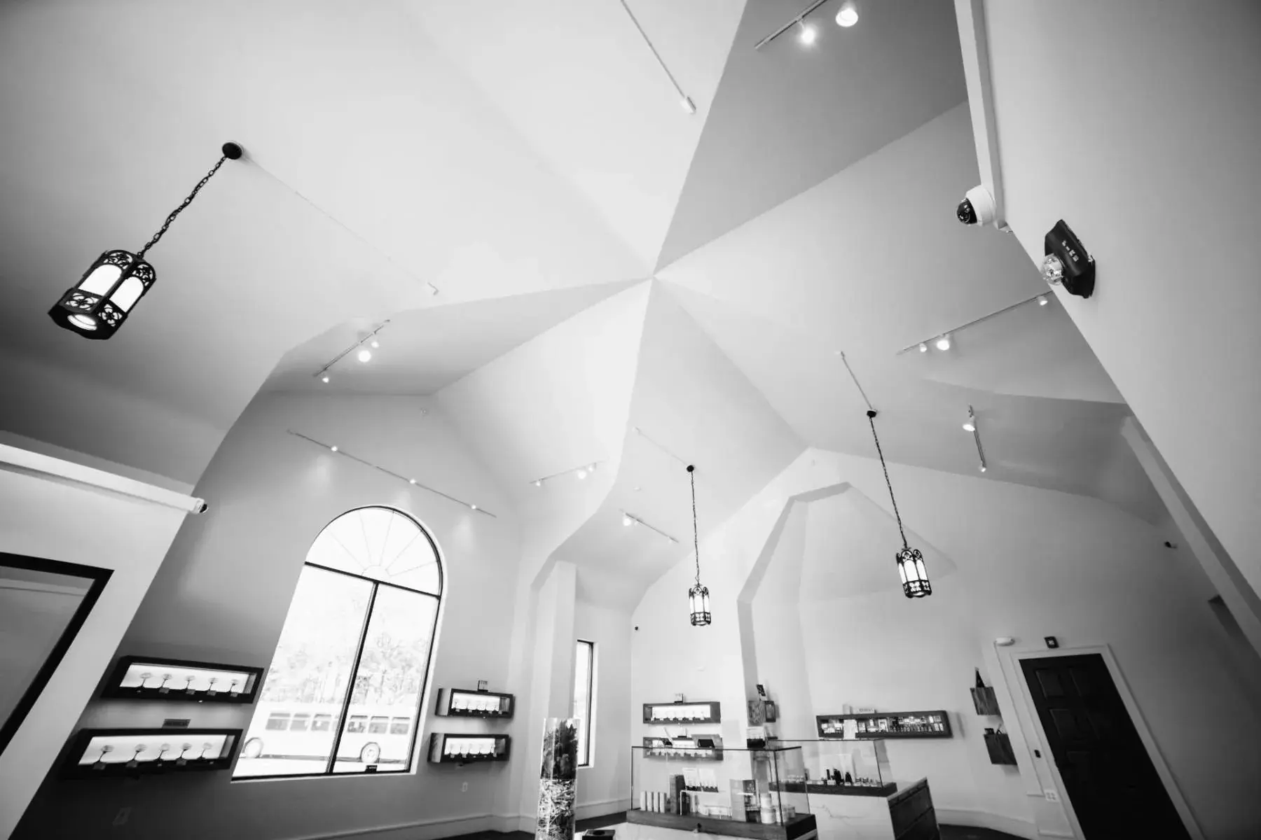 Information Entropy Ann Arbor · retail floor and vaulted ceiling